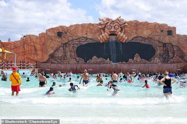 A tourist aged in their 30s has been saved after a near-drowning incident at WhiteWater World, in the Gold Coast, on Friday