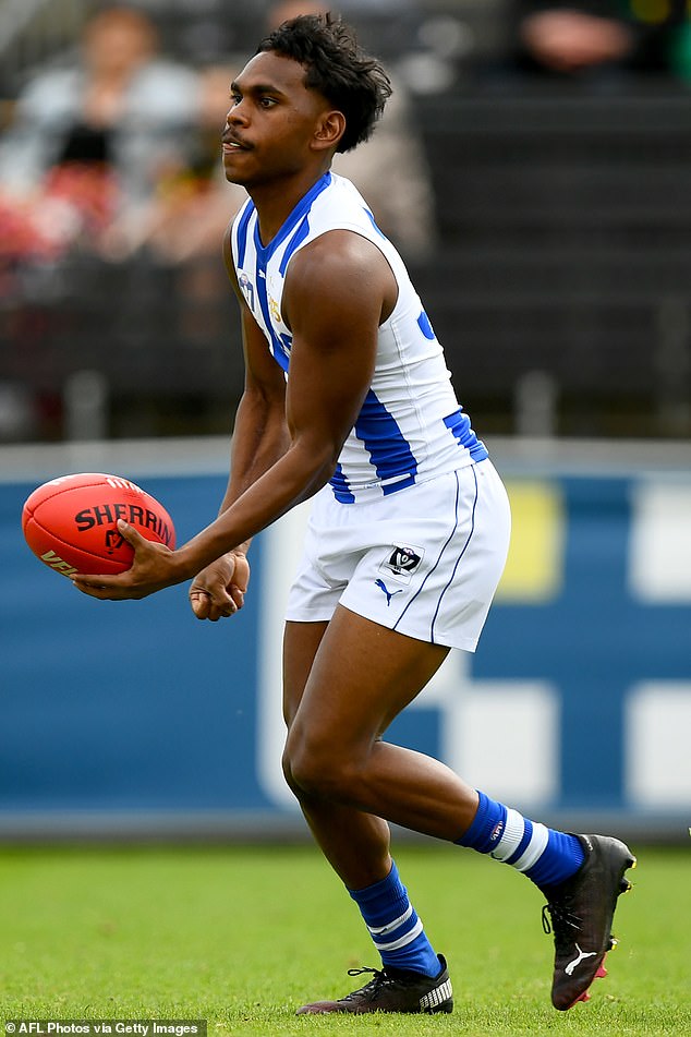 Spicer helped design North's jersey for the Indigenous Round in 2023