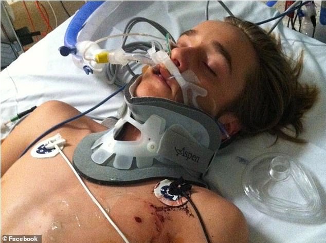 Ryan Meuleman, then 15, was airlifted to hospital with life-threatening injuries and later lost part of his spleen