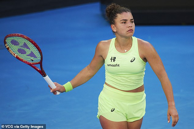 Paolini bemoaned stomach problems when she spoke about the reasons for her loss to Jovic