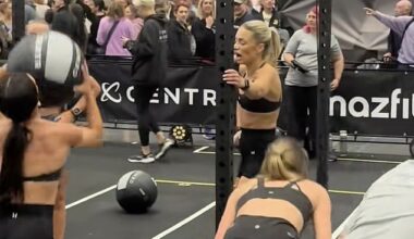 Hyrox is supposedly for people of all abilities, but fitness influencer and seasoned Hyrox goer, Victoria Goulbourne, pictured, was left unable to speak or stand following a London race