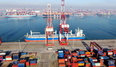 China's annual trade surplus hits a record $1.2 trillion as December exports beat