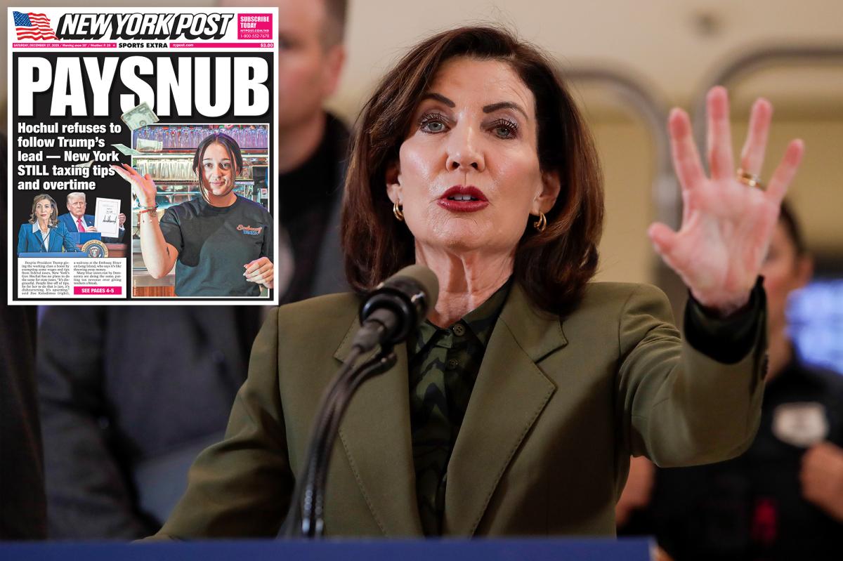 Gov. Kathy Hochul proposes no NY state tax on tips after major backlash
