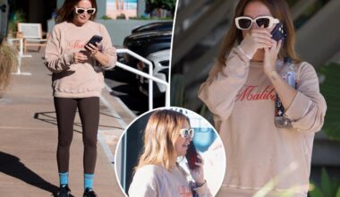 Ashley Tisdale has somber phone conversation