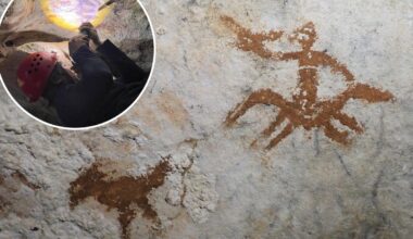 68,000-yea-old cave painting could rewrite origins of human art