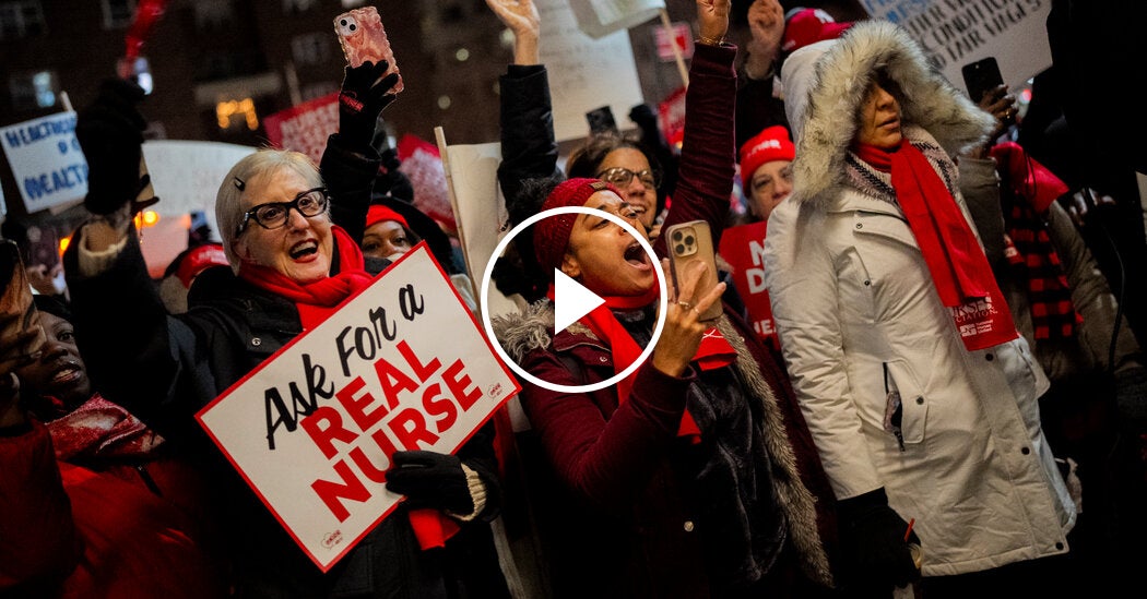 New York City Nurses Go on Strike