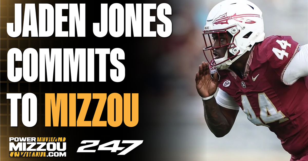 Former Florida State DE Jaden Jones is now a Missouri Tiger