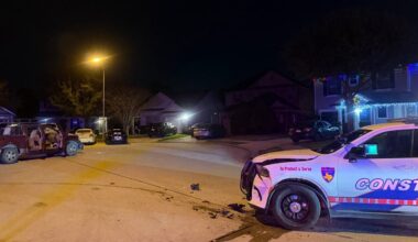 Two deputies injured, patrol cars damaged following chase in north Harris County, officials say