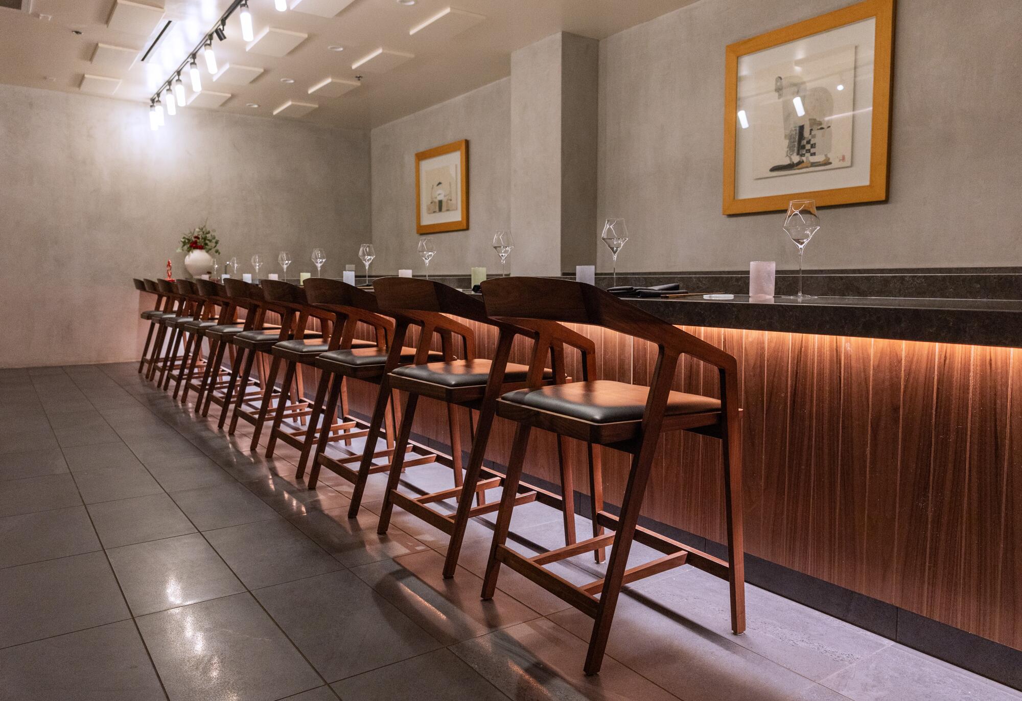 Ki is a 10-seat tasting-menu restaurant serving modern Korean cuisine, tucked away in a building in Little Tokyo.