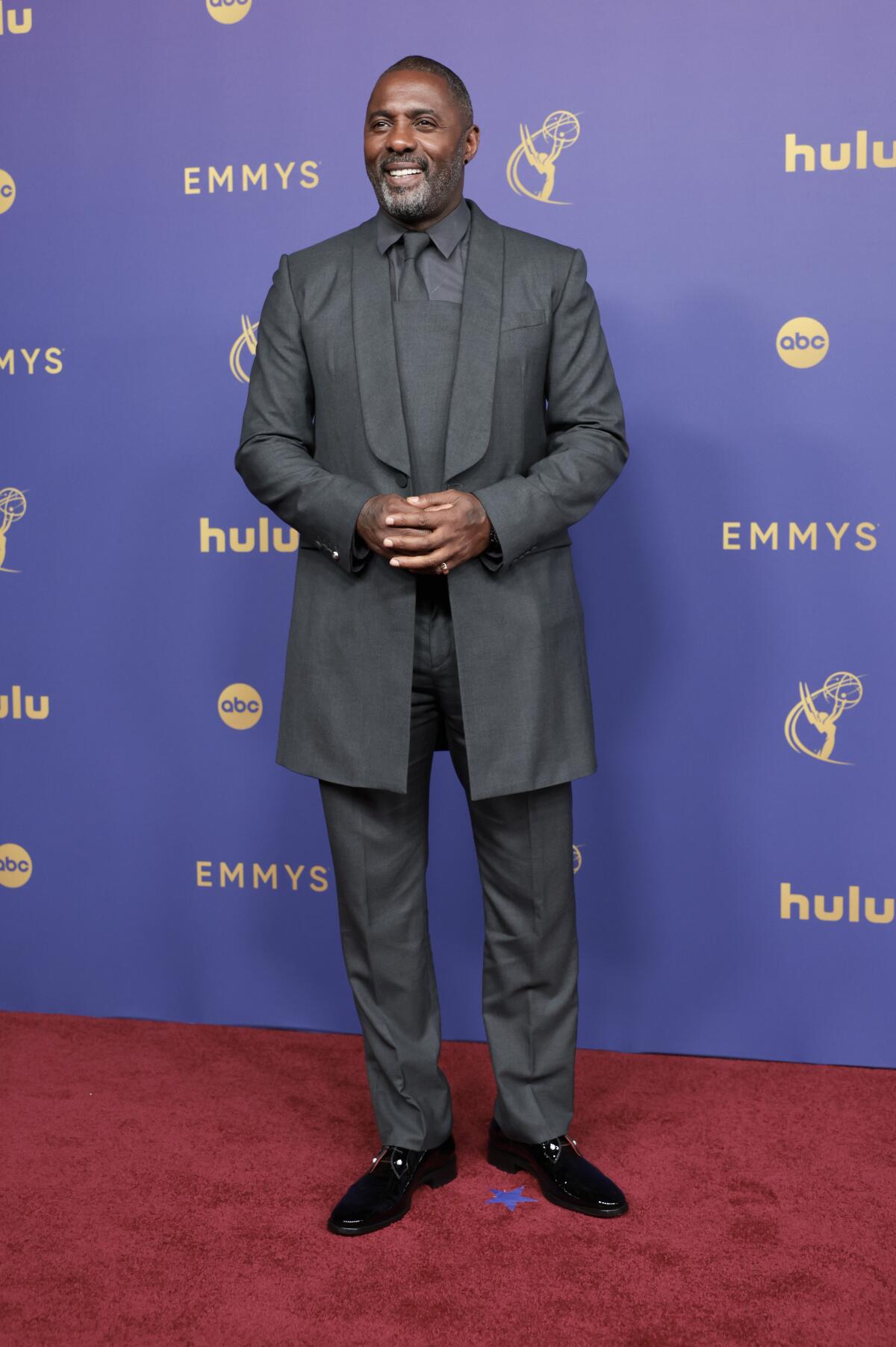 Idris Elba arriving at the 2004 Primetime Emmy Awards at the Peacock Theater.