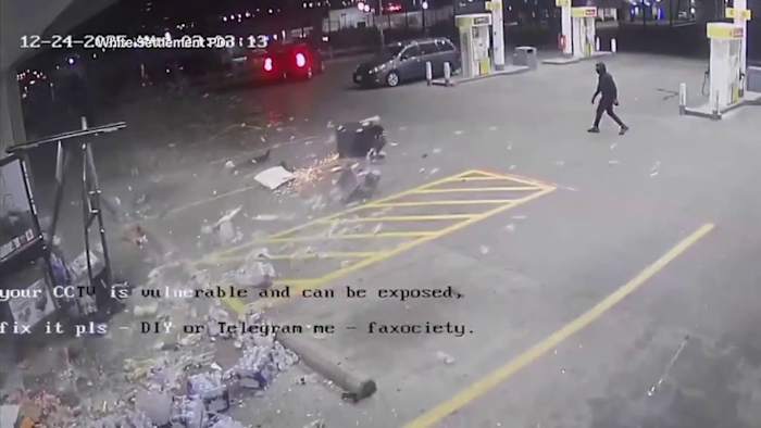 Footage shows ATM pulled through convenience store window in Christmas Eve theft near Fort Worth