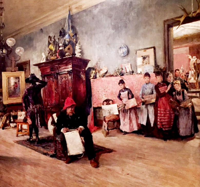 William Merrit Chase's Duvenek in His Studio is among the works in the San Antonio Art League + Museum's collection.