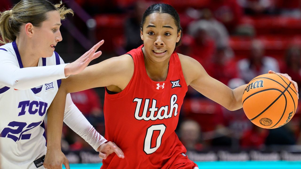 White scores 25 to help Utah women hand No. 8 TCU its 1st loss, 87-77 in overtime