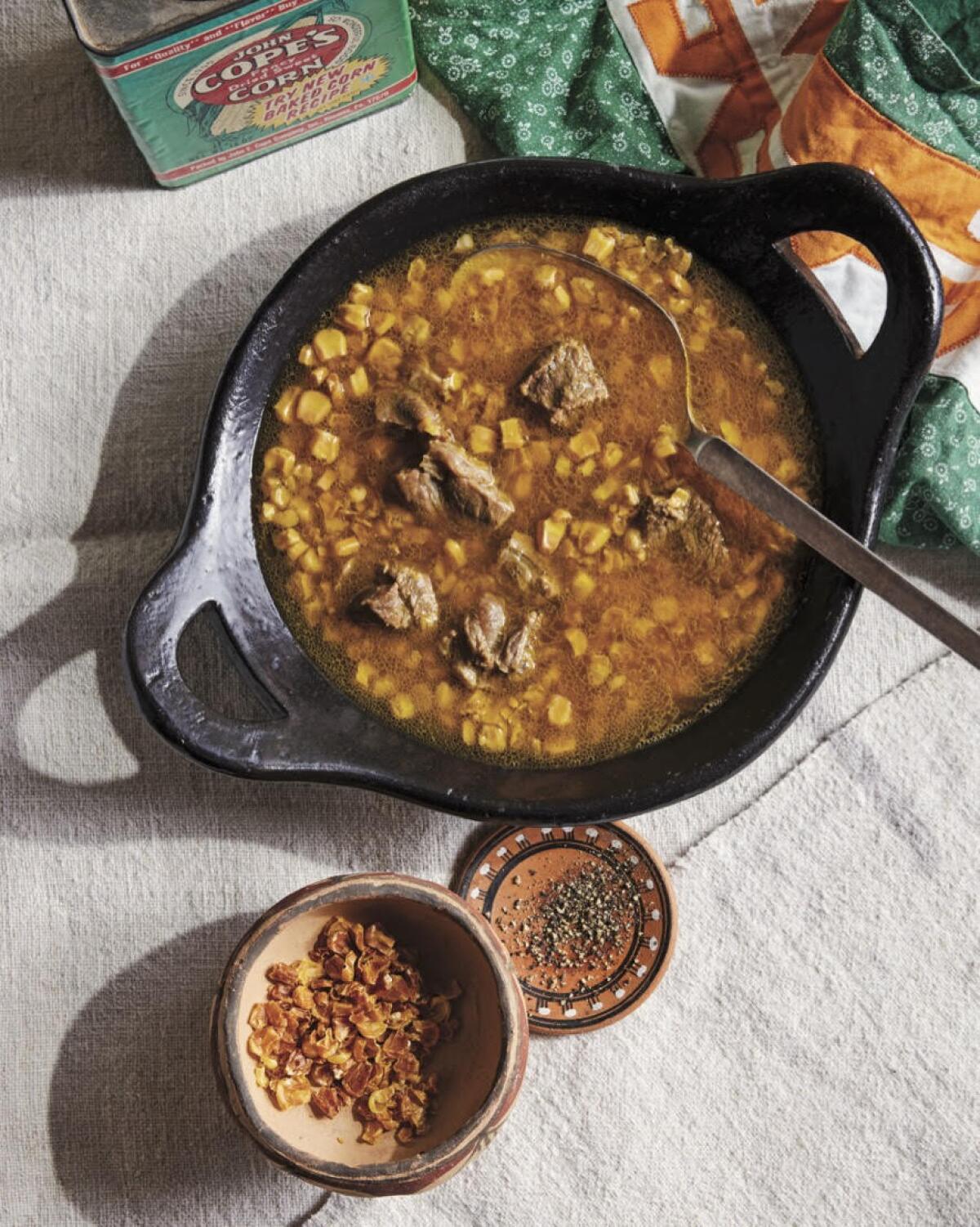 Bison and Sweet Corn Soup