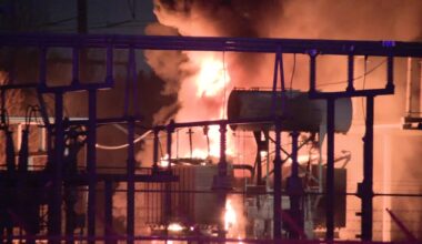 Dallas Fire-Rescue used foam to put out Oncor electrical substation fire