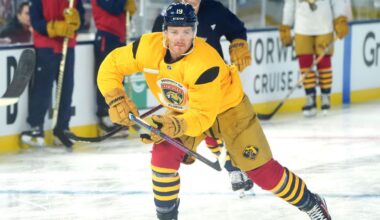 Matthew Tkachuk to travel with Panthers, has target for season debut