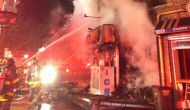 3 injured in 5-alarm fire at Bronx apartment building, NYC officials say