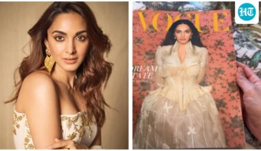 Kiara Advani gives adorable sneak peek of daughter Saraayah as she shows her picture in magazine. Watch