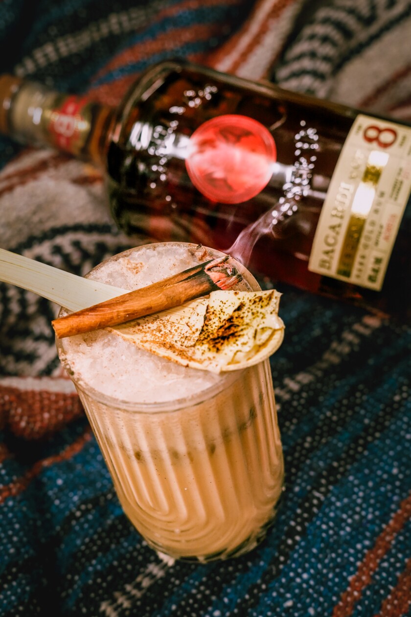 Yaneli Vazquez's coquito recipe, called “Buen Dia Abuelita,” takes inspiration from her grandmother. 