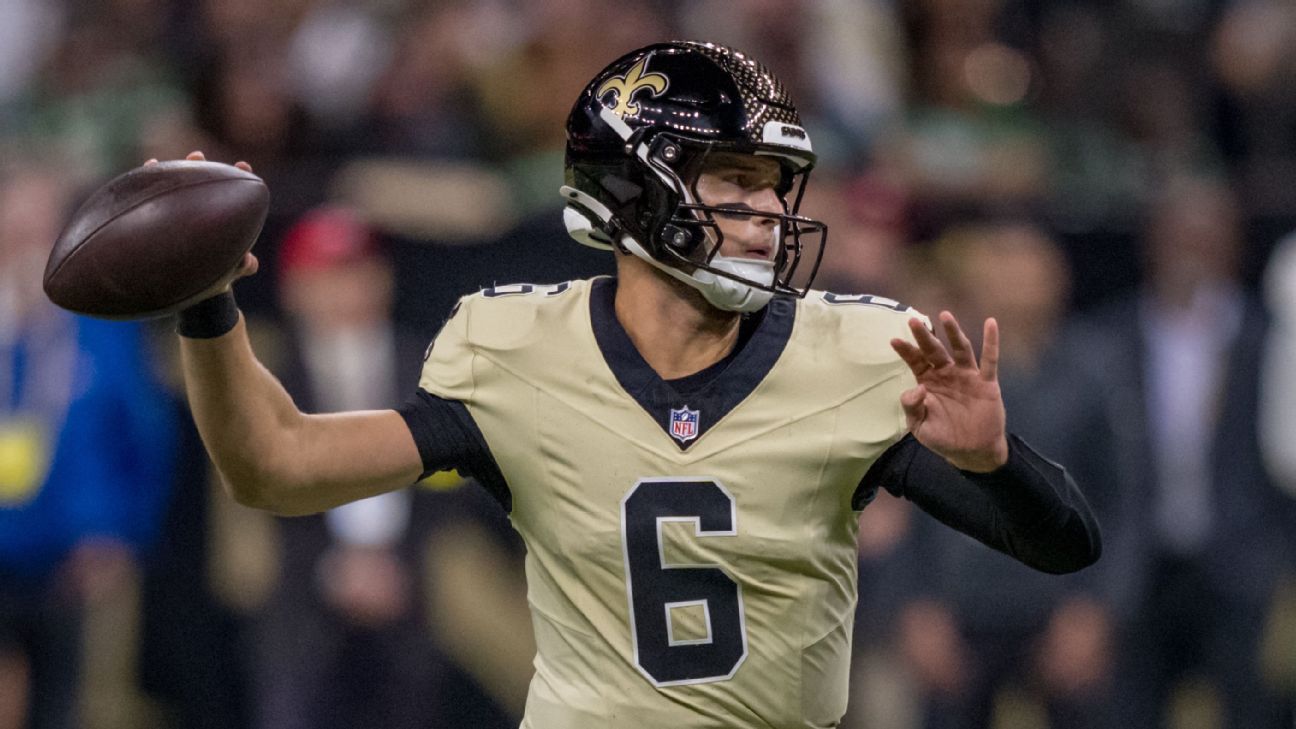 Saints committed to Tyler Shough as starting QB in 2026