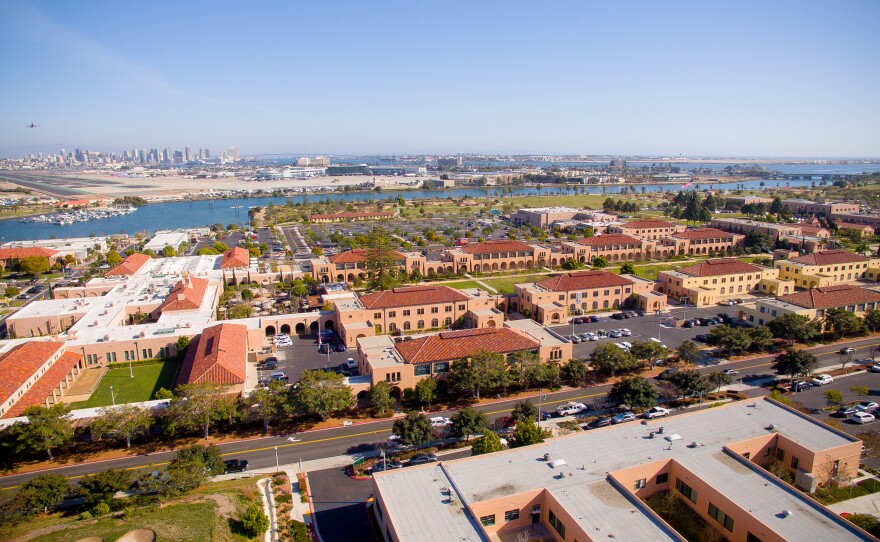Ariel view of Arts District Liberty Station