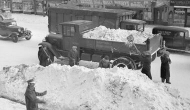Check out the top five strongest snowstorms to hit Central Park in New York City