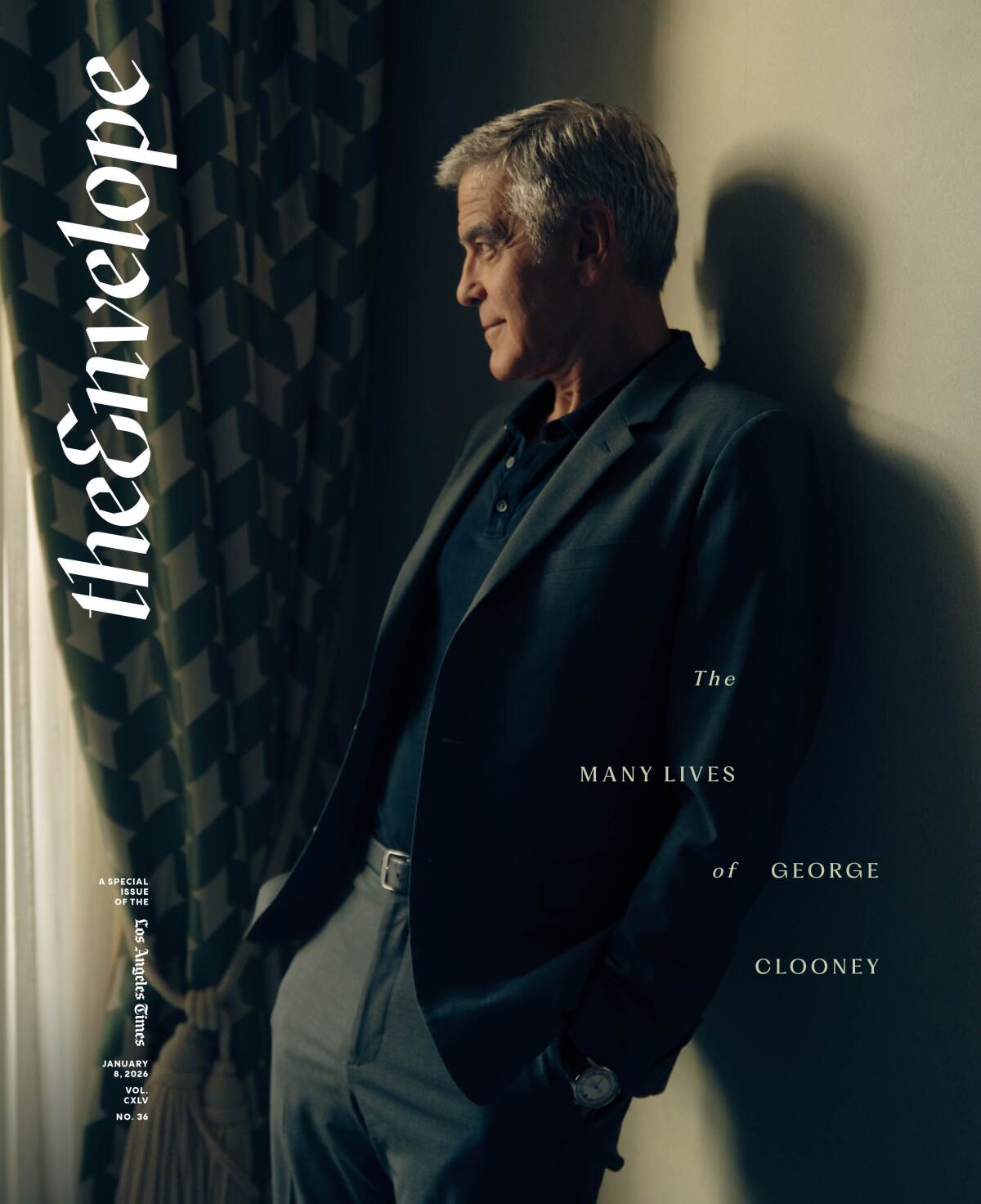 The Envelope Jan. 8, 2026, cover featuring George Clooney