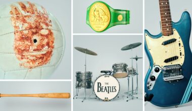 See items from late-Indianapolis Colts owner Jim Irsay's iconic memorabilia collection