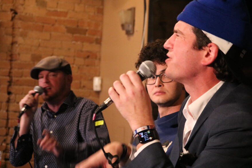 Alex Stein at the Unf-ck America Tour in Phoenix in December 2025. 