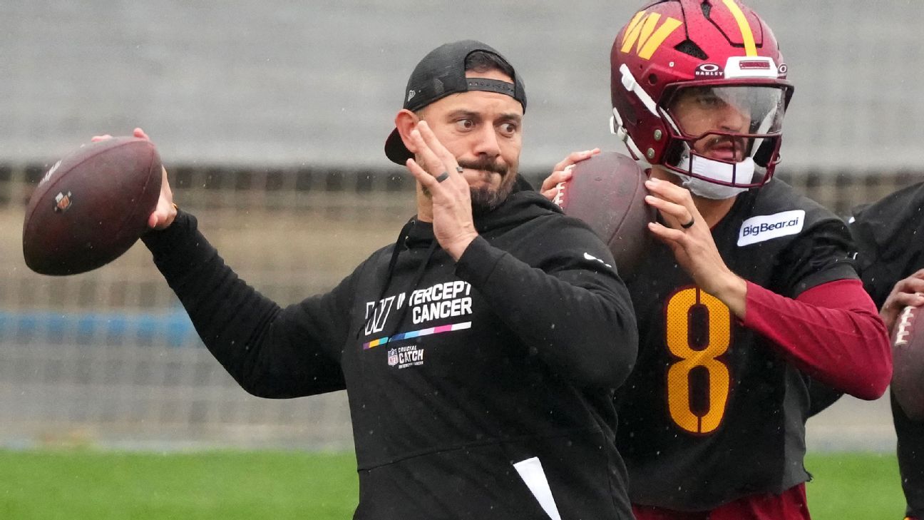 Source: Commanders promote David Blough to offensive coordinator