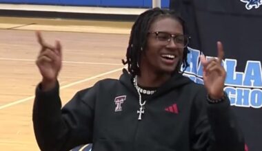 Harlan sprinter Tate Taylor speaks 1-on-1 with KSAT Sports Now after inking NLI with Texas Tech