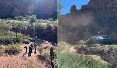 Injured hiker airlifted off Camelback Mountain in Phoenix