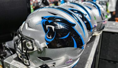 Panthers left tackle Ickey Ekwonu ruled out with knee injury