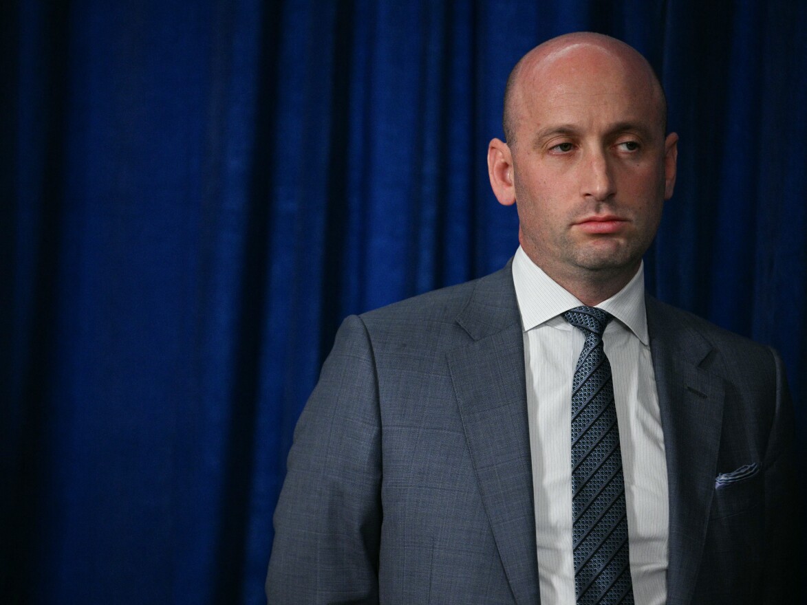 White House Deputy Chief of Staff Stephen Miller this January. The previous month, Miller appeared on Fox News decrying what he described as "consistent high rates of welfare use, high rates of criminal activity, [and] consistent failures to assimilate" among immigrants to the U.S., targeting Somali Americans. Miller called for a "moratorium on immigration from Third World countries until we can heal ourselves as a nation."