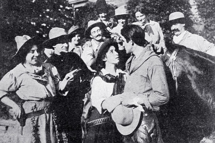 Edith Storey and Francis Ford 1911 The Cowboys and the Bachelor Girls