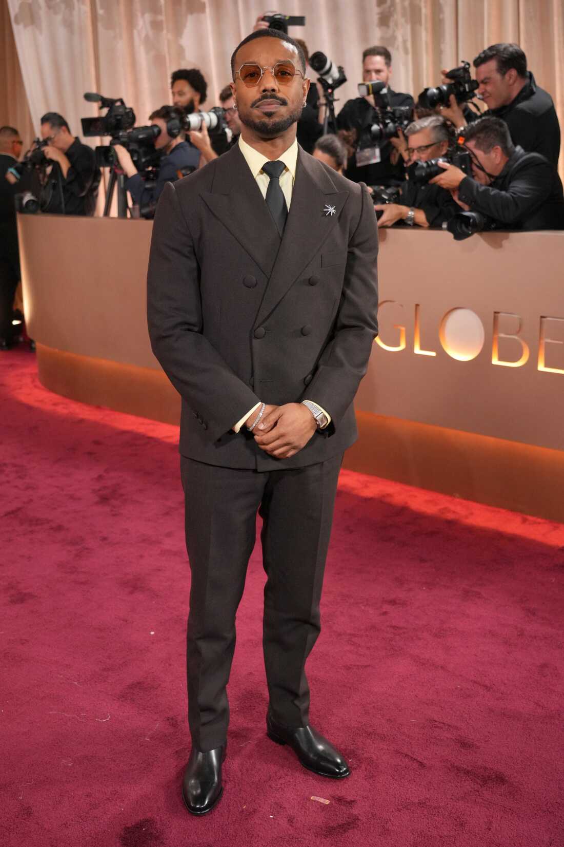 Michael B. Jordan arrives at the 83rd Golden Globes on Sunday, Jan. 11, 2026, at the Beverly Hilton in Beverly Hills, Calif. (Photo by Jordan Strauss/Invision/AP)