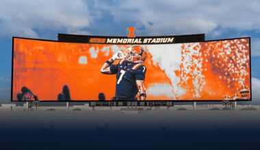 Illinois, Daktronics Install Largest Video Display in College Football