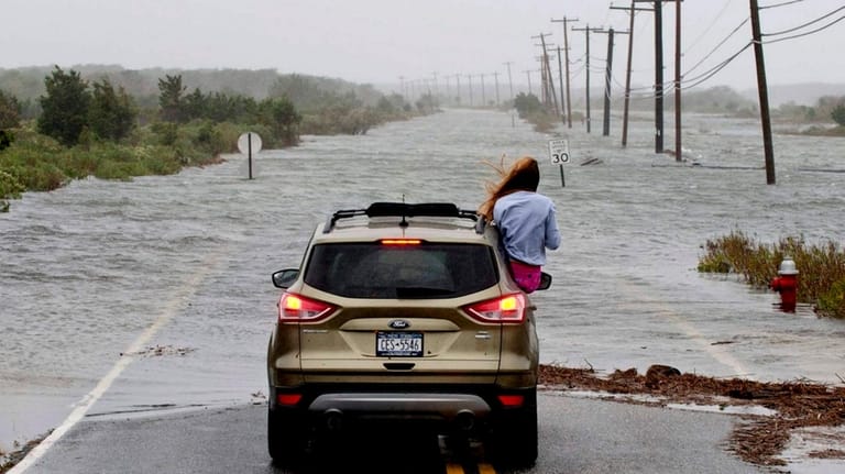 A photo taken by Gordon Grant on Oct. 29, 2012,...