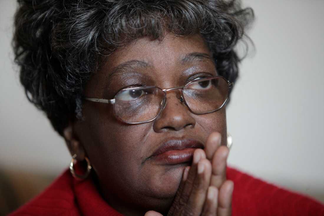 Claudette Colvin sits for a portrait, Feb. 5, 2009, in New York.