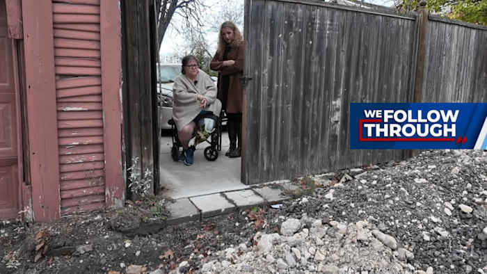 Construction blocks San Antonio woman’s accessible exit; KSAT helps secure city action for resolution