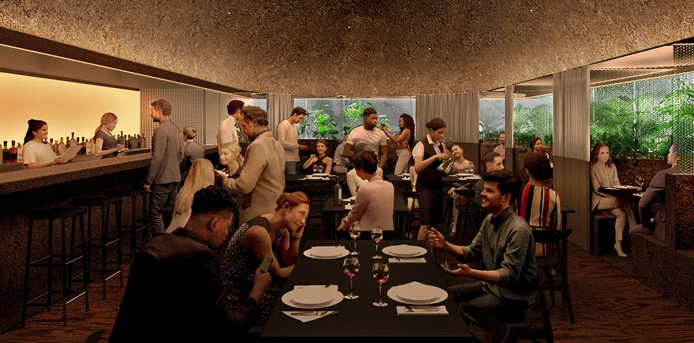 new museum restaurant rendering