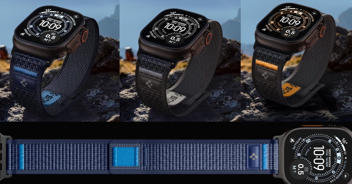 Spigen debuts new color treatments for its Trail Loop-style Apple Watch band at $22 Prime shipped
