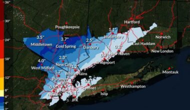 Here's how much snow NY, NJ should expect this weekend