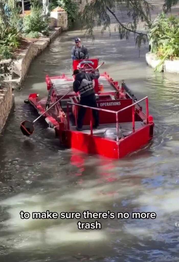City refills San Antonio River Walk after crews clean out trash