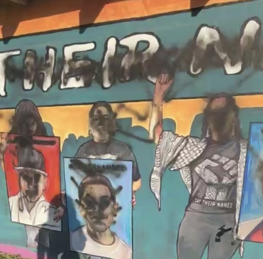 'Say their names' mural honoring victims of San Antonio police violence vandalized during MLK march