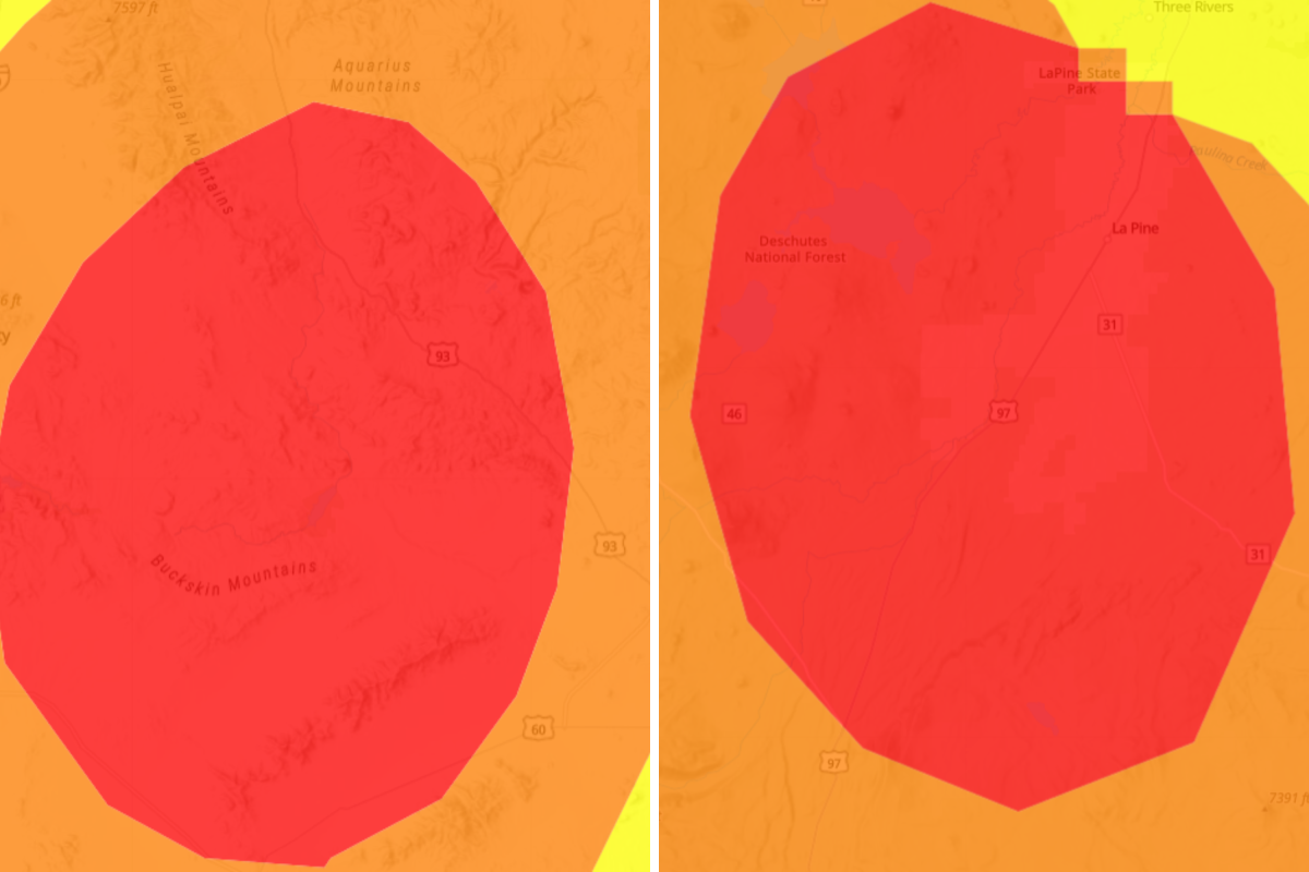 Thousands Urged To Stay Inside in Georgia, Arizona 