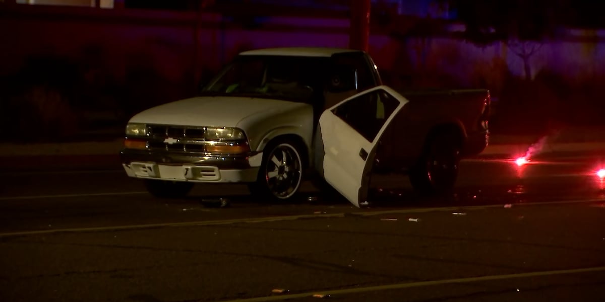 Man struck by car while working on broken-down vehicle in Laveen