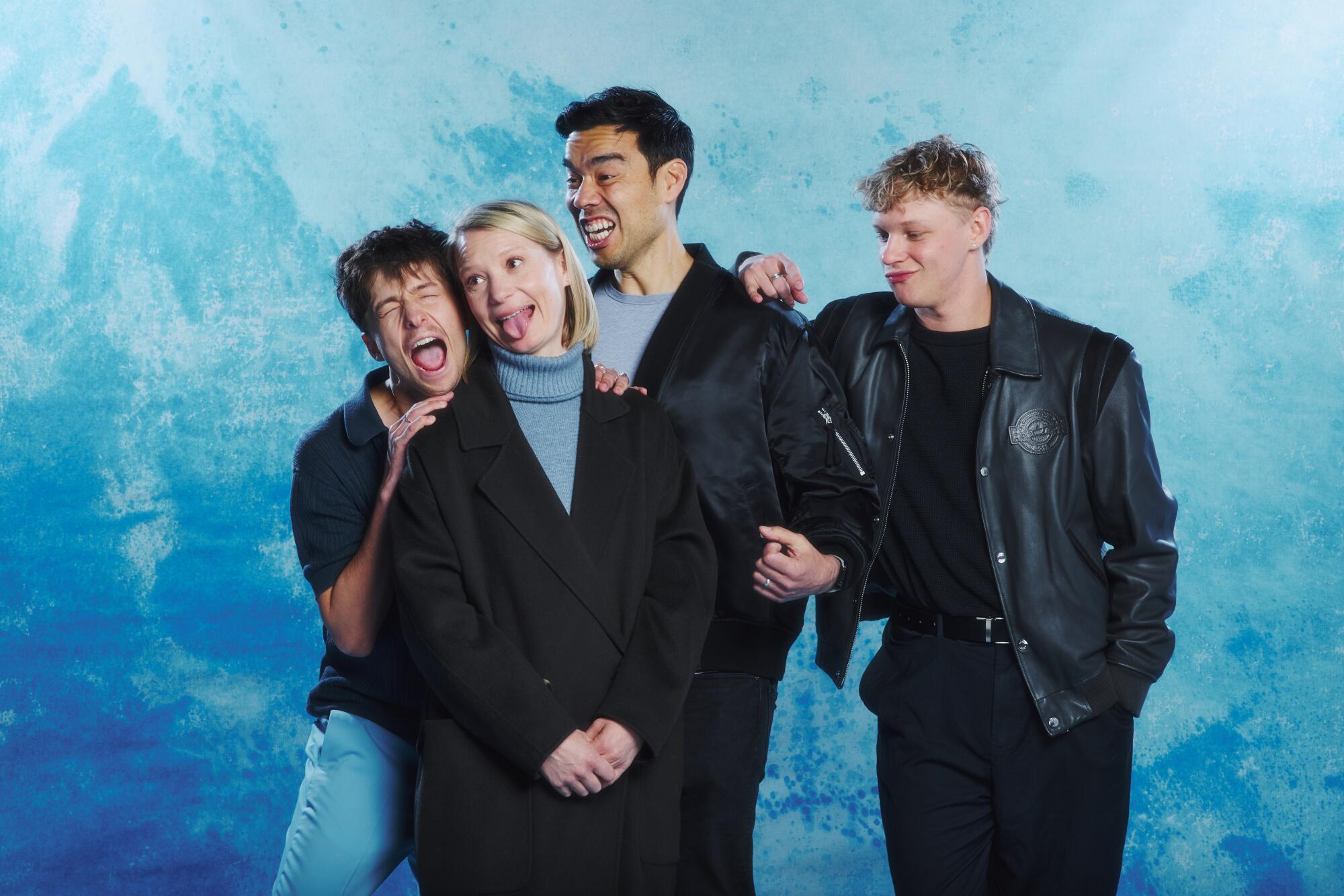 Left to right, Joe Bird, Mia Wasikowska, Adrian Chiarella, Stacy Clausen of "Leviticus."