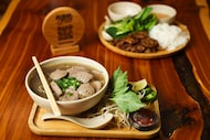 Pho tai bo vien, on Friday, Oct. 31, 2025, at Ngon Vietnamese Kitchen in Dallas. 