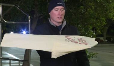 How cold is it in Houston? Cold enough to freeze a T-shirt in 15 minutes